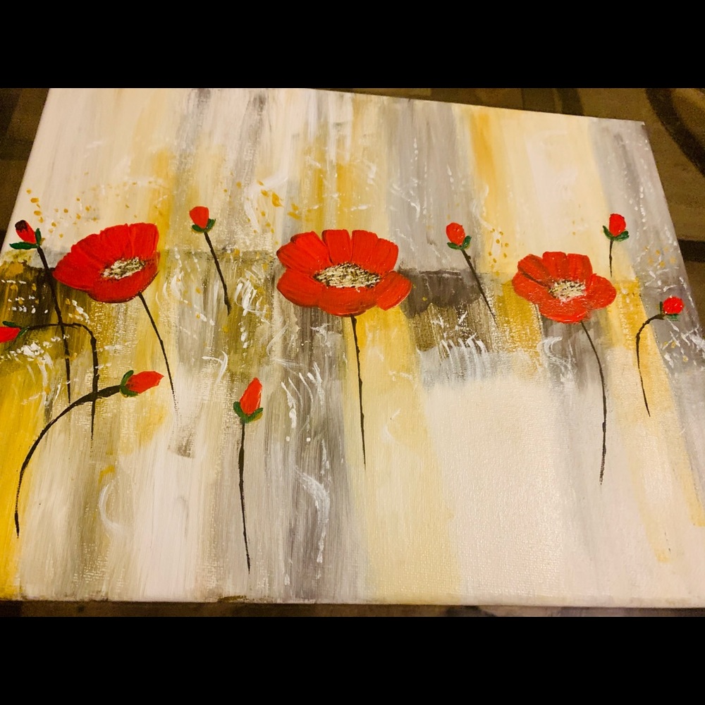 Acrylic canvas handmade painting